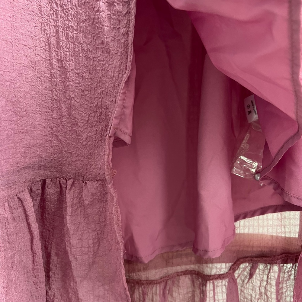 Astr The Label Roco Puff Sleeve Midi Dress In Orchid View 6